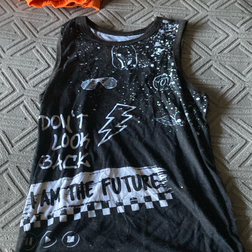 Black shirt size 10, 12